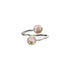 Periwinkle | .925 Sterling Silver | Firefly Glass | Infinity Helix Ring